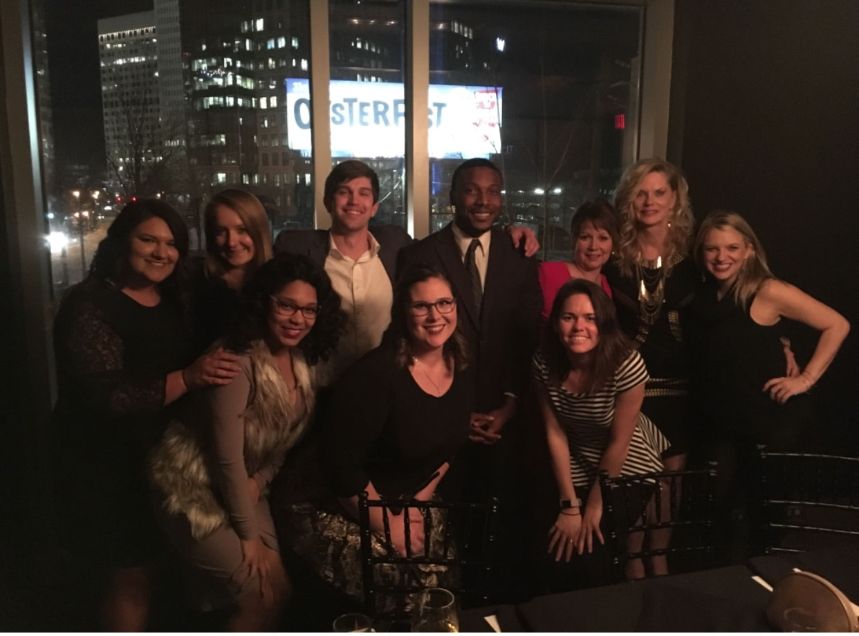 The Affordable Equity Partners Traveling Leasing Team meets for additional training and celebration.