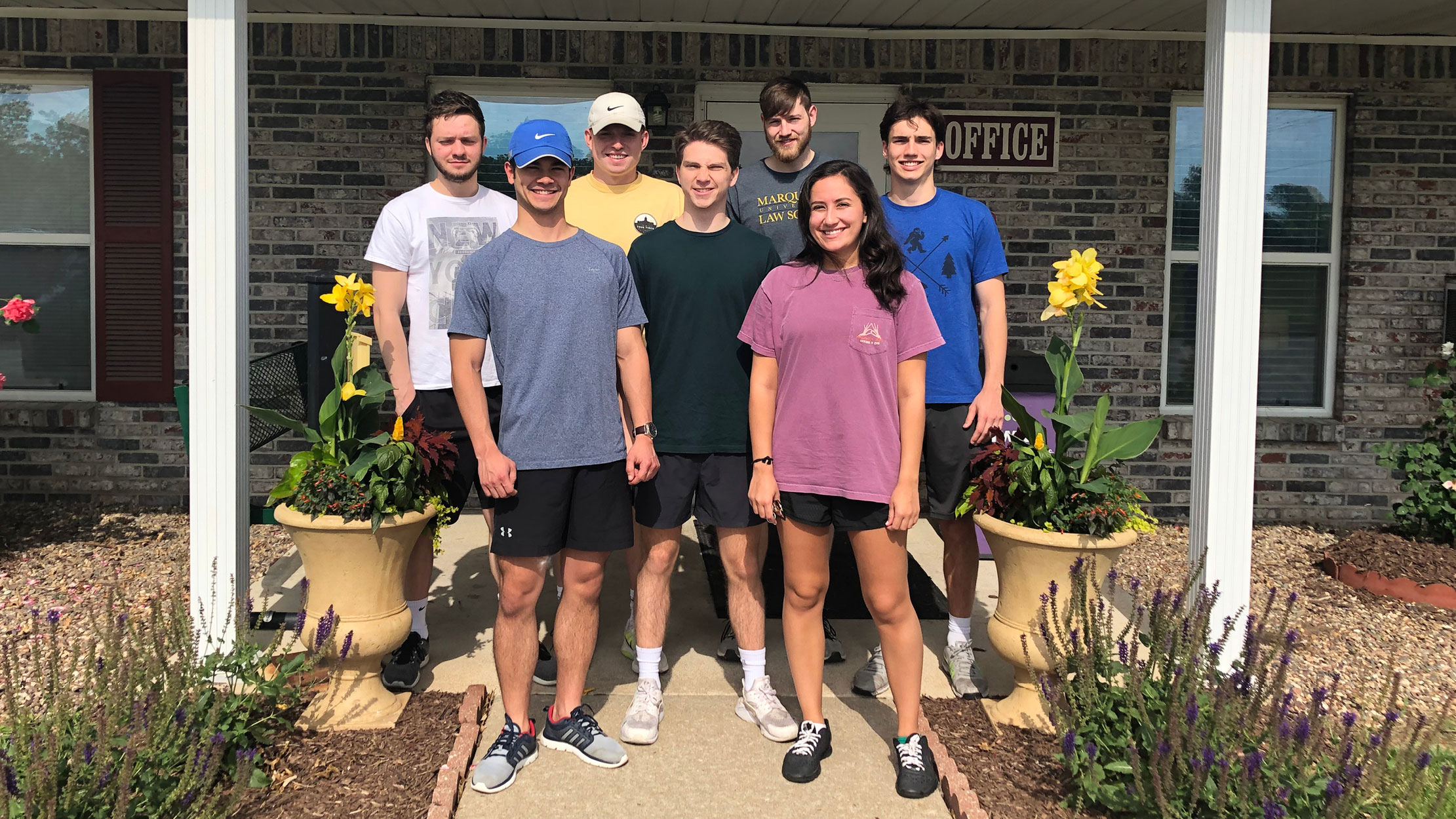 During the second day of intern orientation, the Altanta, Georgia and Columbia, Missouri interns both spent time volunteering at a unit turn at a nearby Fairway Management community.
